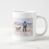 het lopen van de hond - 07 grote koffiekop (Rechts)