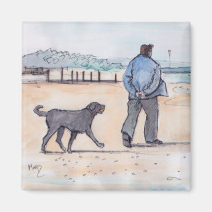 het lopen van de hond - 07 magneet