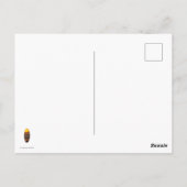 Het lopen van de hond OBX Briefkaart (Achterkant)