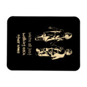 Het lopen van elkaar het Inspirerend Citaat van he Magneet (Horizontaal)