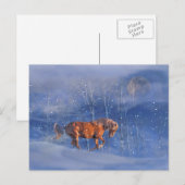 Het Lopen van het Briefkaart van de Vakantie van (Voorkant / Achterkant)