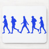 Het lopen van het Jogging Walking Muismat (Voorkant)