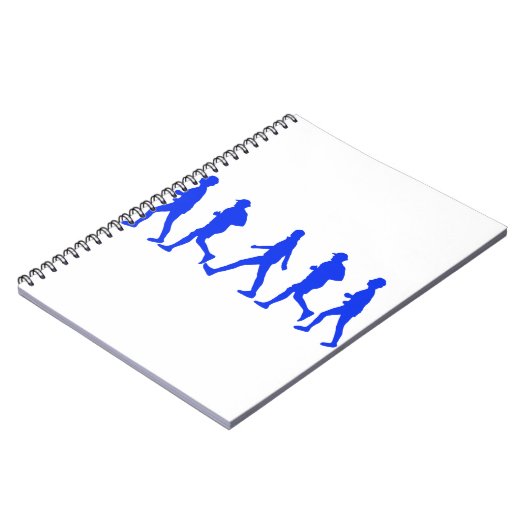Het lopen van het Jogging Walking Notitieboek (Linkerzijde)