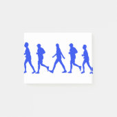 Het lopen van het Jogging Walking Post-it® Notes (Voorkant)