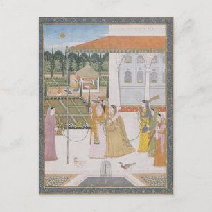 Het Lopen van het Paar Briefkaart