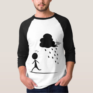 Het lopen van het T-shirt van de Regen