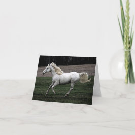 Het lopen Wit Paard Kaart