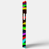Het lopende Hoesje-Mate iPhoneGeval Splatter Case-Mate iPhone Case (Achterkant / Rechts)