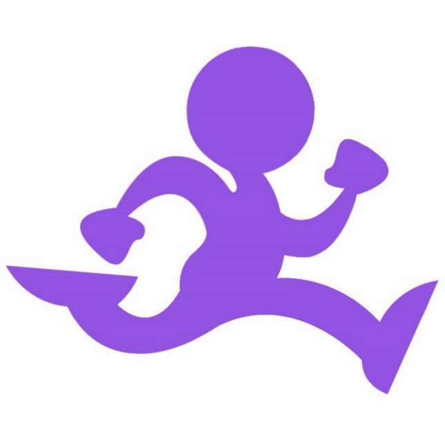 Het lopende Man Fotobeeldje Ornament (Voorkant)