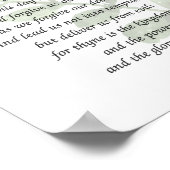 Het lordgebed poster (Hoek)