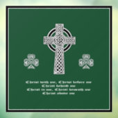 Het Lorica-gebed van Sint Patrick (kort) Raamsticker (Vel 3)