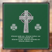 Het Lorica-gebed van Sint Patrick (kort) Raamsticker (Vel 2)