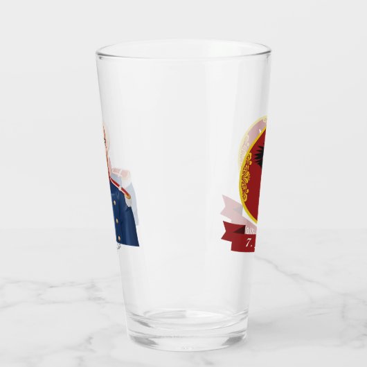 Het LOS-bier Glas (Links)