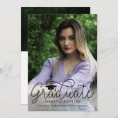 Het losse Afstuderen van de Foto van het Manuscrip Kaart (Voorkant / Achterkant)