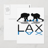 Het LOSSE Blauw van de Jongens van de lacrosse Briefkaart (Voorkant / Achterkant)