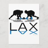 Het LOSSE Blauw van de Jongens van de lacrosse Briefkaart (Voorkant)