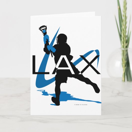 Het LOSSE Blauw van de Jongens van de lacrosse Kaart (Voorkant)