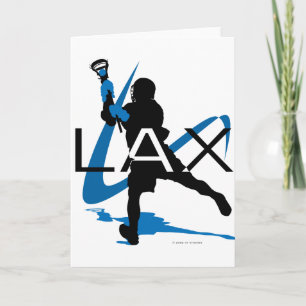 Het LOSSE Blauw van de Jongens van de lacrosse Kaart