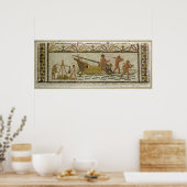 Het lossen van een schip poster (Keuken)