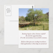 Het lot begint… Wenskaart Briefkaart (Voorkant / Achterkant)