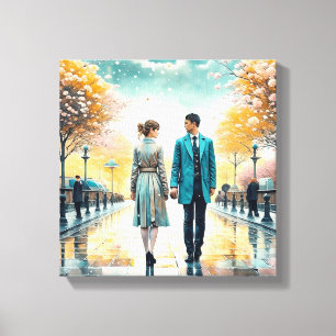 Het lot bracht ons samen canvas afdruk