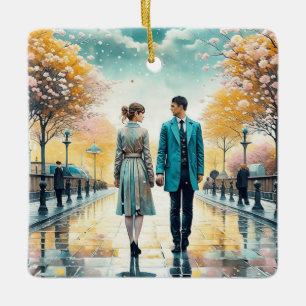 Het lot bracht ons samen keramisch ornament