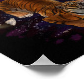 Het lot in de Duistere Achtergrond van het Patroon Poster (Hoek)