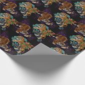 Het lot in het Stars Tigers Pattern Cadeaupapier (Hoek)