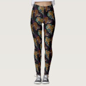 Het lot in het Stars Tigers Pattern Leggings (Voorkant)