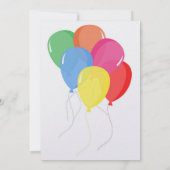 Het Lot Savvy van het Patroon van de Ballons van Kaart (Achterkant)