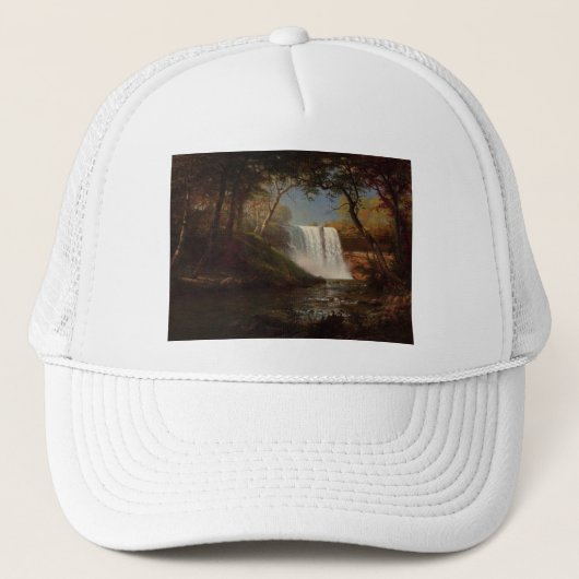 Het Lot van Albert Bierstadt Painting Forest Trucker Pet (Voorkant)