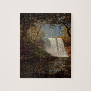 Het Lot van Albert Bierstadt Painting Forest Water Legpuzzel