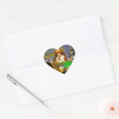 Het Lot van de Humor van de Kaarten van de Pook Hart Sticker (Envelop)