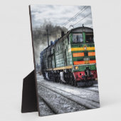 Het Lot van de Motor van Steampunk van de Spoorweg Fotoplaat (Zijkant)