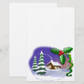Het Lot van de Vrede van Kerstmis van het Huis van Briefpapier (Voorkant / Achterkant)