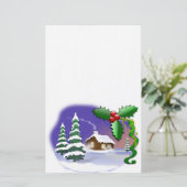 Het Lot van de Vrede van Kerstmis van het Huis van Briefpapier (Staand voorkant)