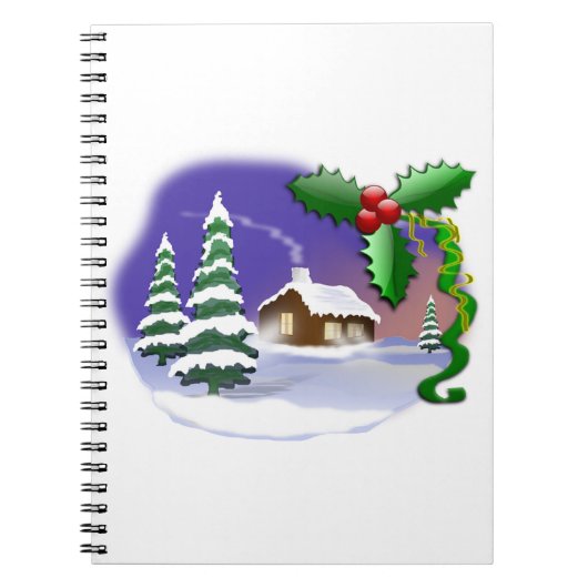 Het Lot van de Vrede van Kerstmis van het Huis van Notitieboek (Voorkant)