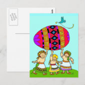 Het lot van de World Ukraine Folk Art Briefkaart (Voorkant / Achterkant)