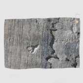 Het Lot van het houten Grijze Lot van het Patroon Golfhanddoek (Horizontaal)