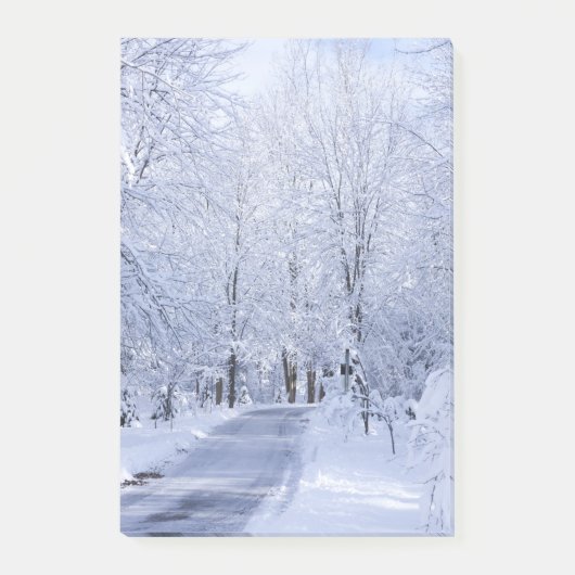 Het Lot van het Lot van de Sneeuw van de Winter Post-it® Notes (Voorkant)