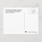 Het lot van het Oekraïense VolksArt. van de Wereld Feestdagenkaart (Achterkant)