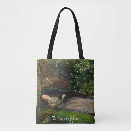 Het Lot van Ophelia Aanpasbare Tekst Tote Bag (Voorkant)