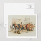 Het loterijwiel, gegraveerd door de kunstenaar, 18 briefkaart (Voorkant / Achterkant)