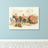 Het loterijwiel, gegraveerd door de kunstenaar, 18 canvas afdruk (Insitu (Houten vloer))