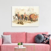 Het loterijwiel, gegraveerd door de kunstenaar, 18 canvas afdruk (Insitu (Woonkamer))