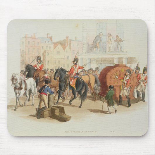 Het loterijwiel, gegraveerd door de kunstenaar, 18 muismat (Voorkant)