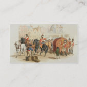 Het loterijwiel, gegraveerd door de kunstenaar, 18 visitekaartje (Achterkant)