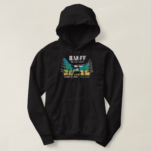 het Louise Alberta banff - natuurpark Canada wordt Hoodie (Design voorkant)