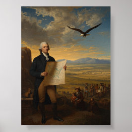 Het Louisiana Purchase President Thomas Jefferson Poster