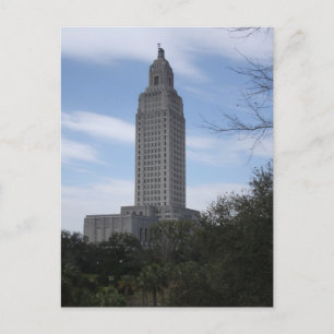 Het Louisiana State Capitol in Baton Rouge, LA Briefkaart